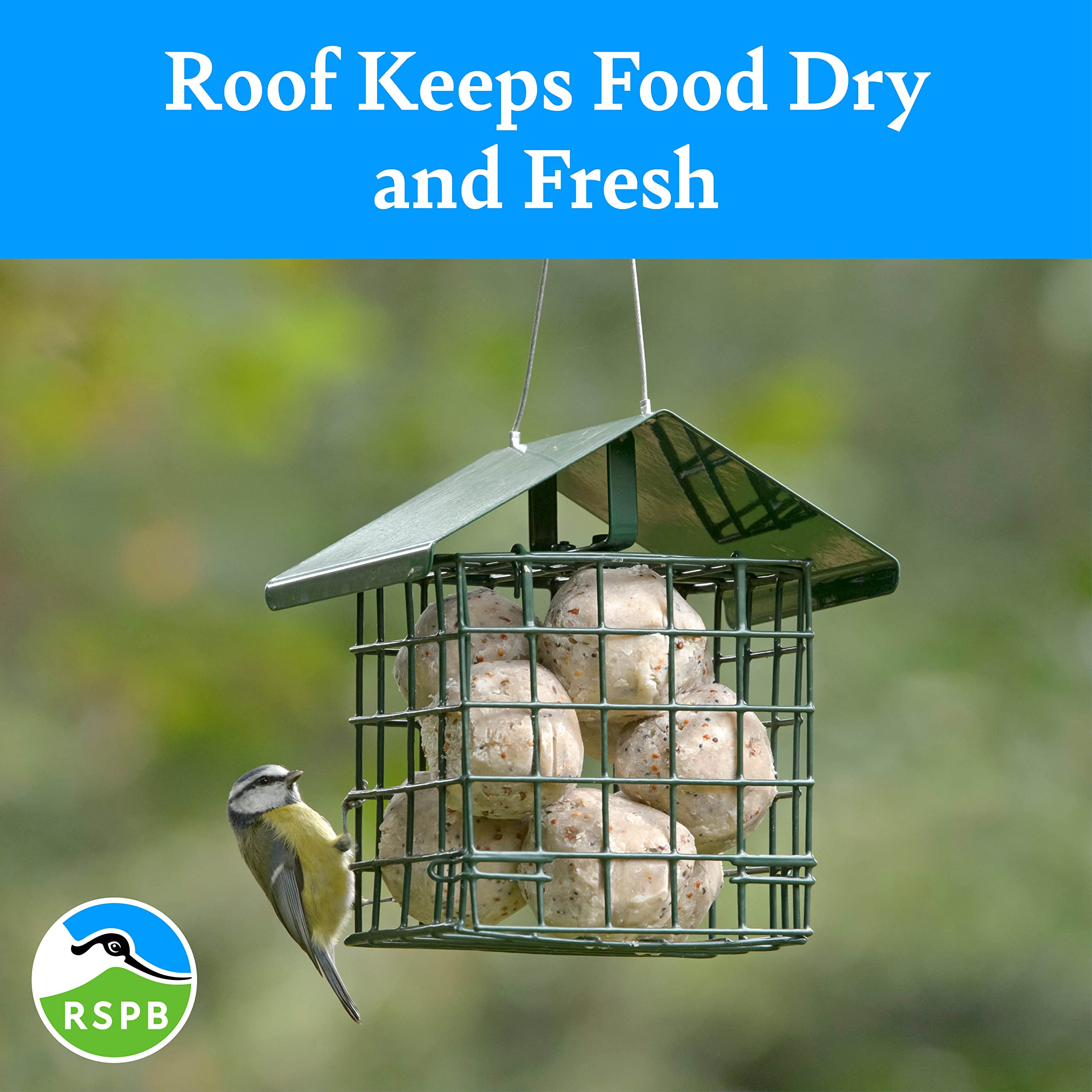 RSPB Premium Vogelfutterstation – Leicht Zu Reinigen, Ca. 38 Cm, UV-stabil