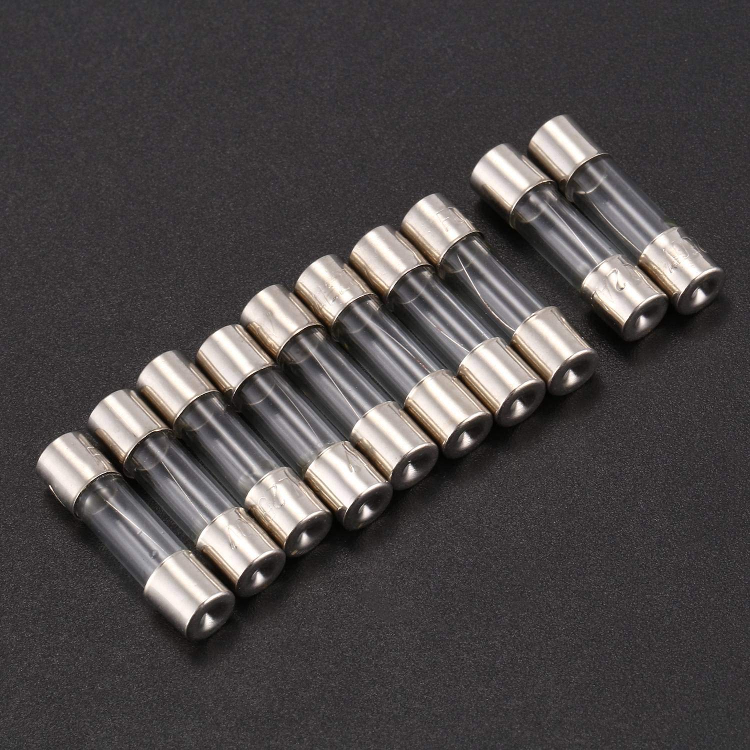 10 Pièces Fusibles En Verre 250V 0.2A 200mA 5x20mm - Tubes De Rupture Rapide