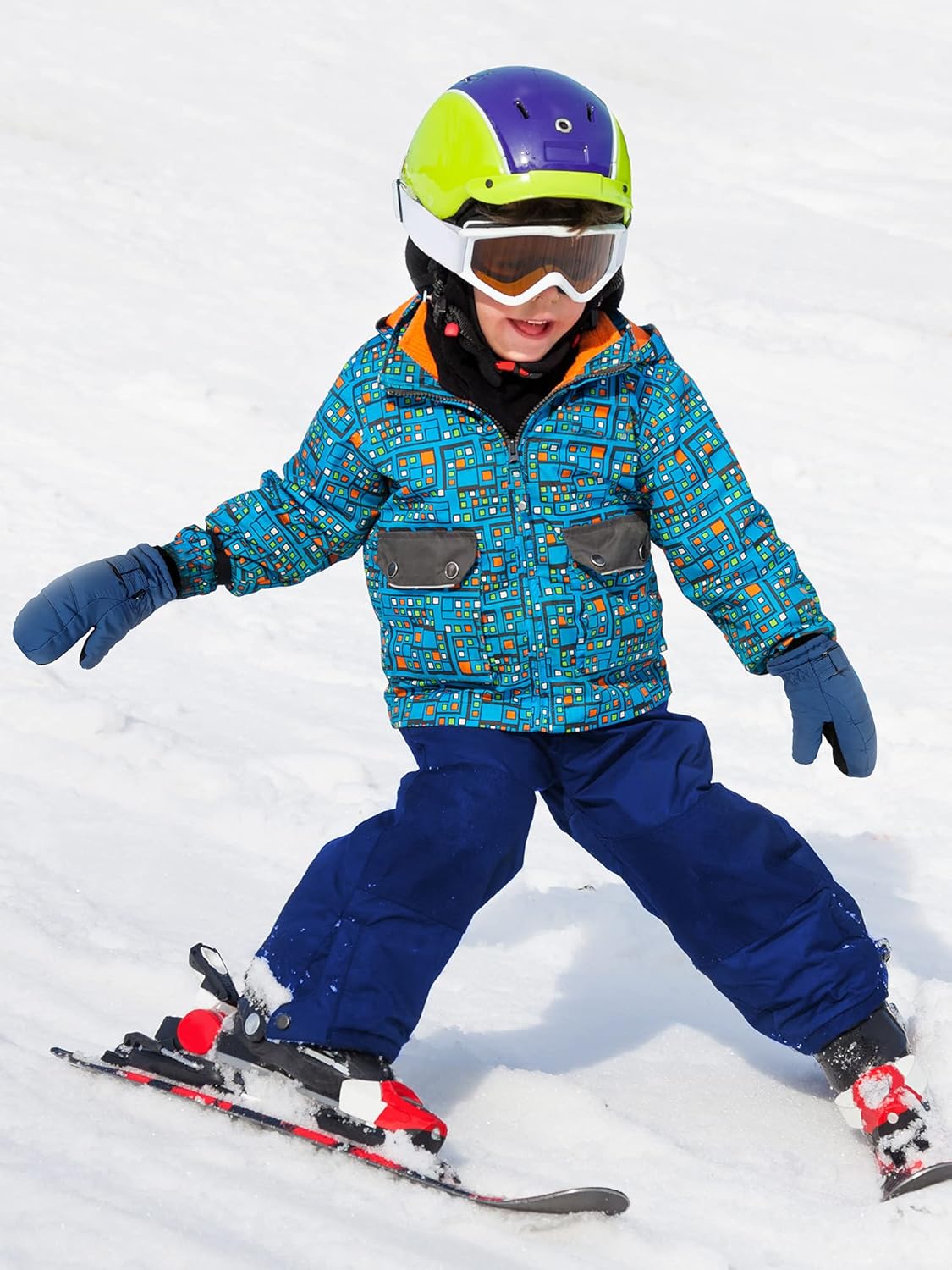 3 Pairs Kids Waterproof Mittens Thicken Toddler Winter Snow Gloves Warm Ski Gloves for Girls Boys - Image 6