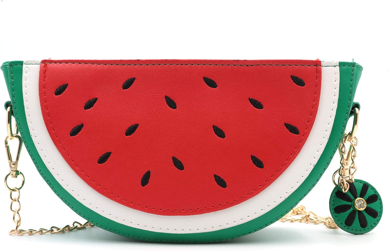 QiMing Orange CrossBody Purse Bag,PU Phone Shoulder Wallet for Women Girl