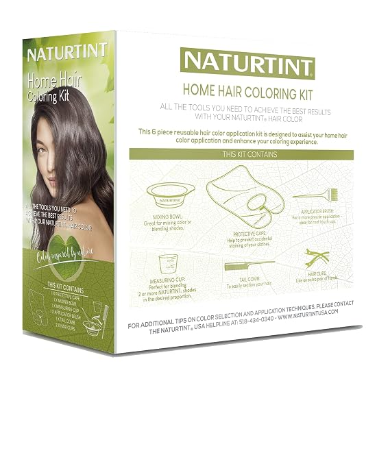 Naturtint Home Hair Coloring Kit 6-Piece, Reusable, Hair Color Application Kit