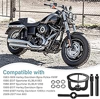 Vista 2 de Compresor de Resorte de Embrague Herramienta de Compresión Repuesto para Harley Davidson Softail Touring Sportster XL XLH 883 1200 Dyna Buell