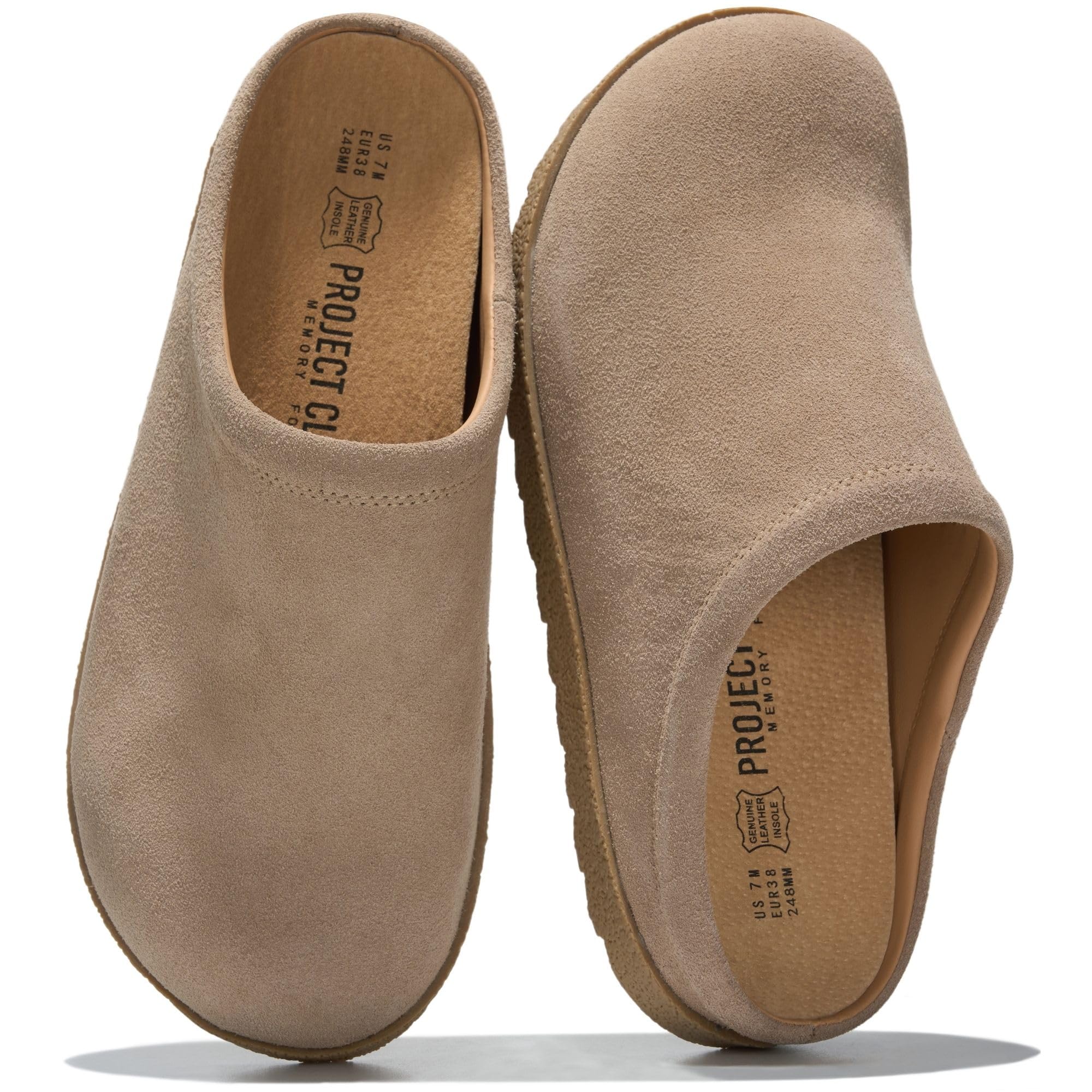 100% Genuine Leather Clogs for Women Womens Mules | Womens Clogs with Genuine Leather Sock Lining & Soft Insole Fall Shoes for Women 2026 - Non-Slip Mules for Women Footwear