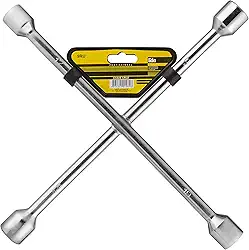 EDA Chave De Roda Cruz Com 4 Bocas 17 19 21 E 23 Mm Eda