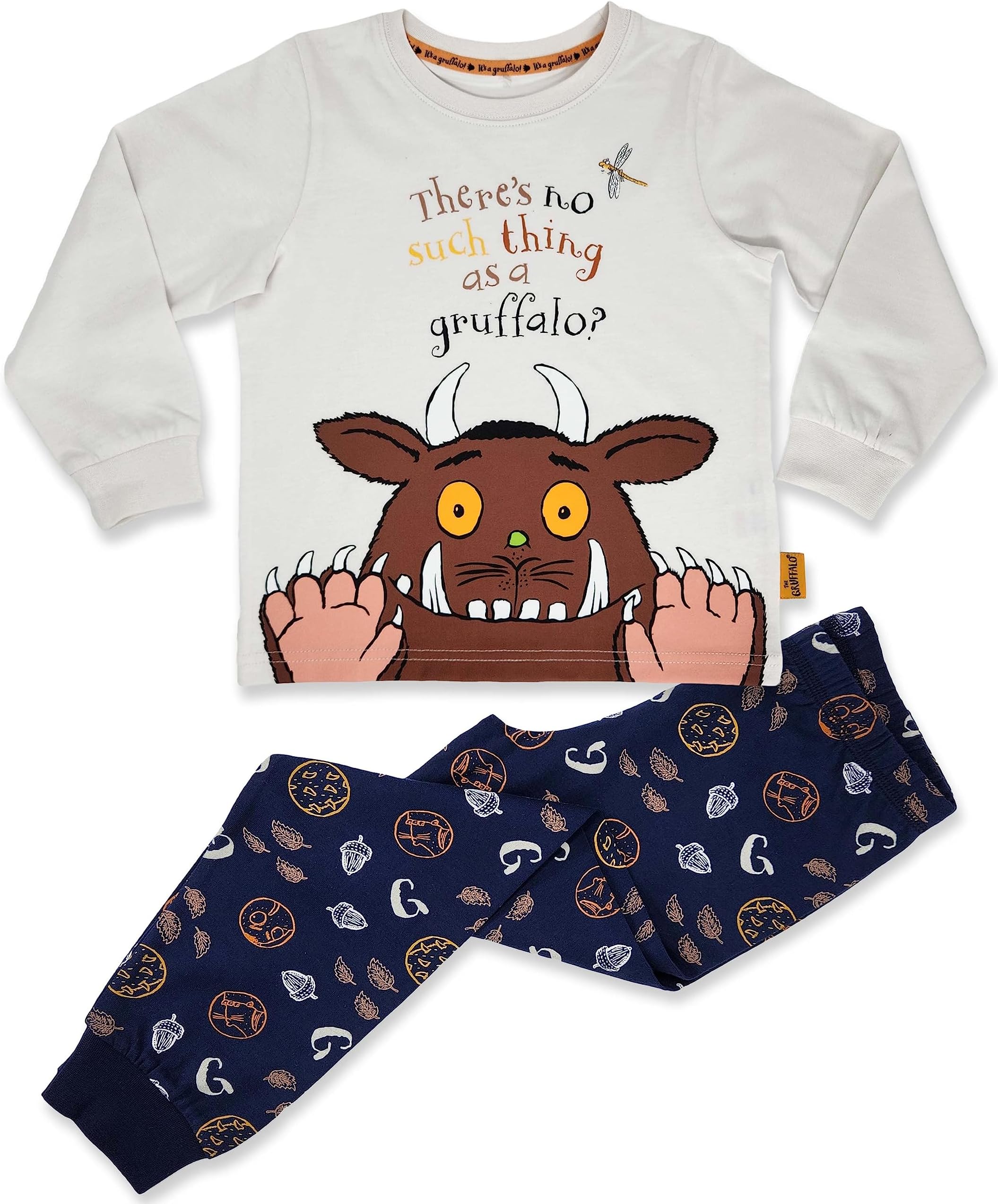 Magic Light Gruffalo and Zog Premium 100% Cotton Long Sleeved Pyjamas 18m-6yr