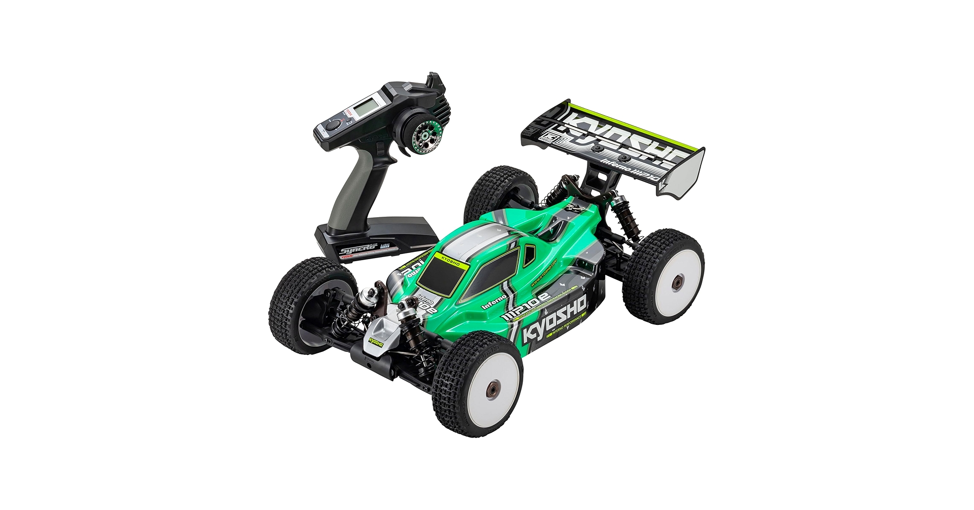 京商インファーノmp10tki2新品・双葉・受信機付き 京商 1/8 GP 4WD レーシングバギー レディセット インファーノ