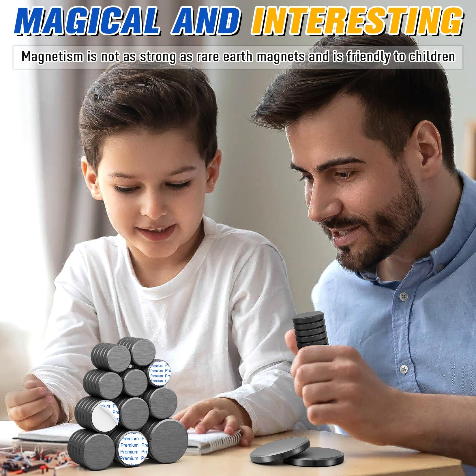 Grtard 50Pack Small Round Ceramic Magnets, 25x3mm Disc Magnets — Amazon image 6