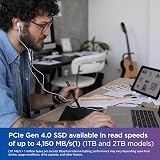 WD Blue SN580 2TB SSD, NVMe SSD, M.2 2280, PCIe Gen3, up to 4150 MB/s read speeds, nCache 4.0 Technology Includes Acronis True Image for Western Digital - 2