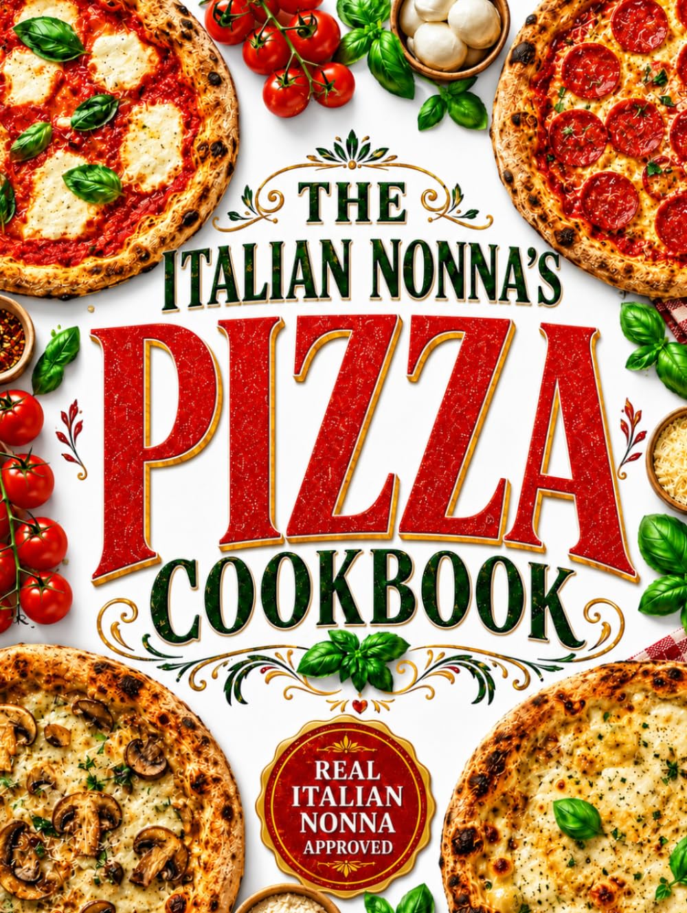 The Italian Nonna's Pizza Cookbook: Impress Your Family with Delicious Homemade Recipes from a Real Italian Grandma | Easy Step-by-Step Method for Perfect Pizza in Any Home Oven