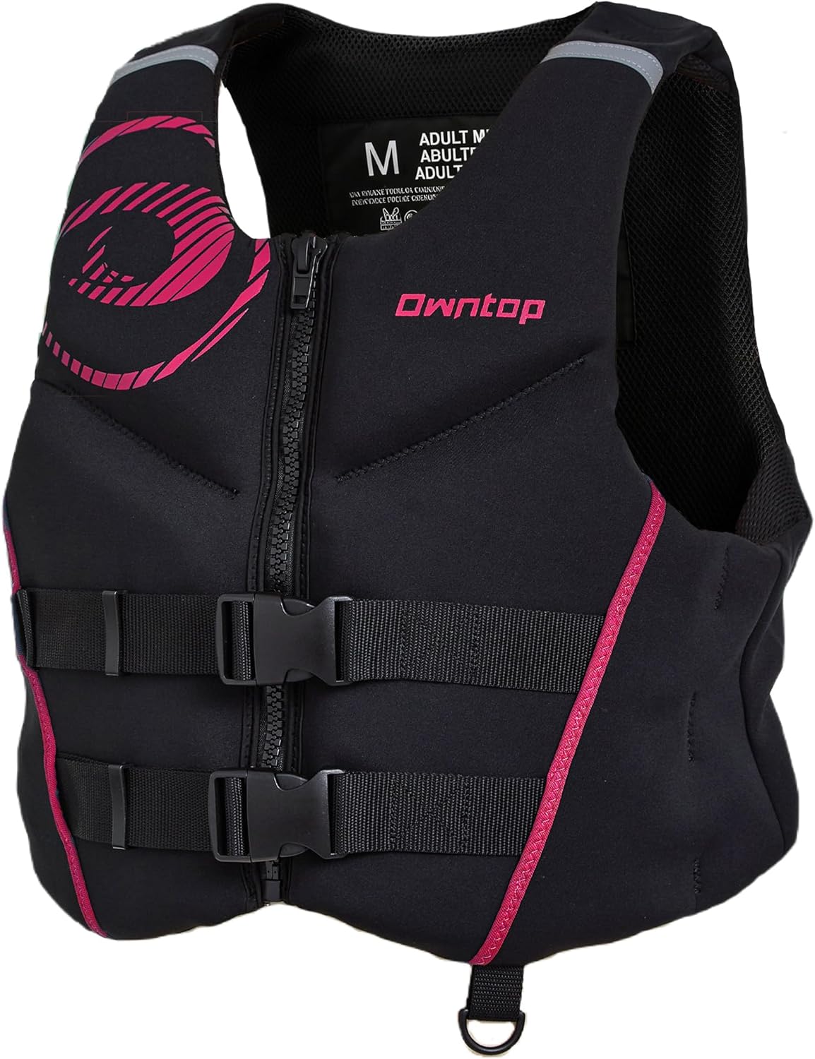 Owntop Neoprene Swim Vest Adult Kayak Vest for Men Women Swimming Jacket with Reflective Strips Water Sport Jackets for Canoeing, Kayaking, Paddleboarding