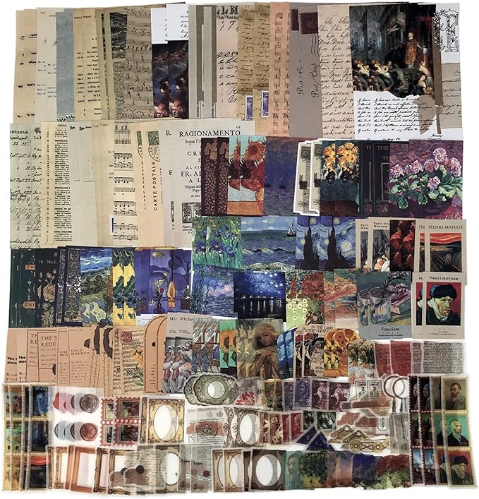 Concurso LEGO Minecraft The Creeper Tiene Ganadores 10 81sIXgXoCqL. AC SX679 Esweny 200PCS Vintage Scrapbooking Supplies Kit for Journaling, Junk Journal Planners Aesthetic Cottagecore Room Decor Wall Art Collage Album(Artistic)