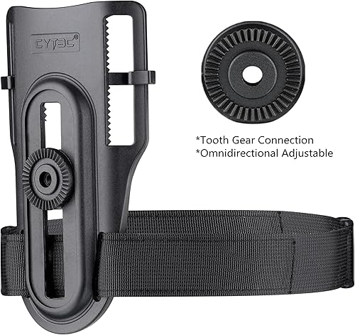 Miniatura 7 de Funda Mega-Fit con trabilla baja para cinturón, se adapta a las pistolas semiautomáticas compactas y de tamaño completo más populares, opciones para