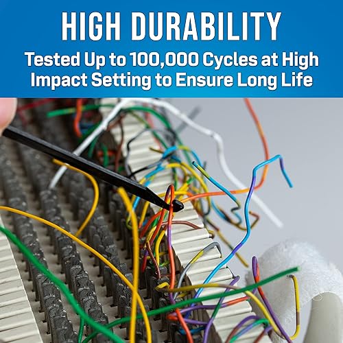 Miniatura 20 de Jonard Tools EPD-914110, herramienta de punchdown manual con hoja de acero 110 para bloques de punchdown