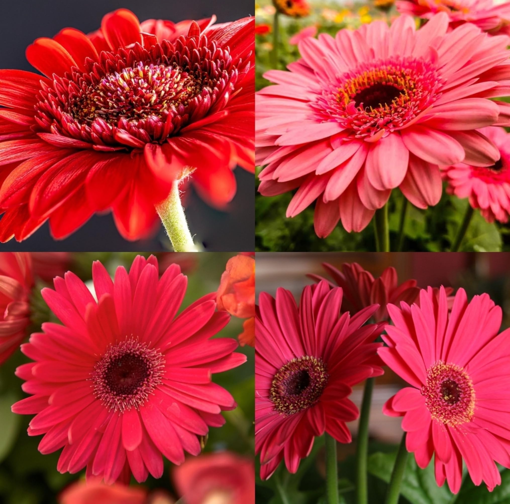 Gerbera flower seeds double color Gerbera flower hybrid mixed seeds pack of 60-image-35