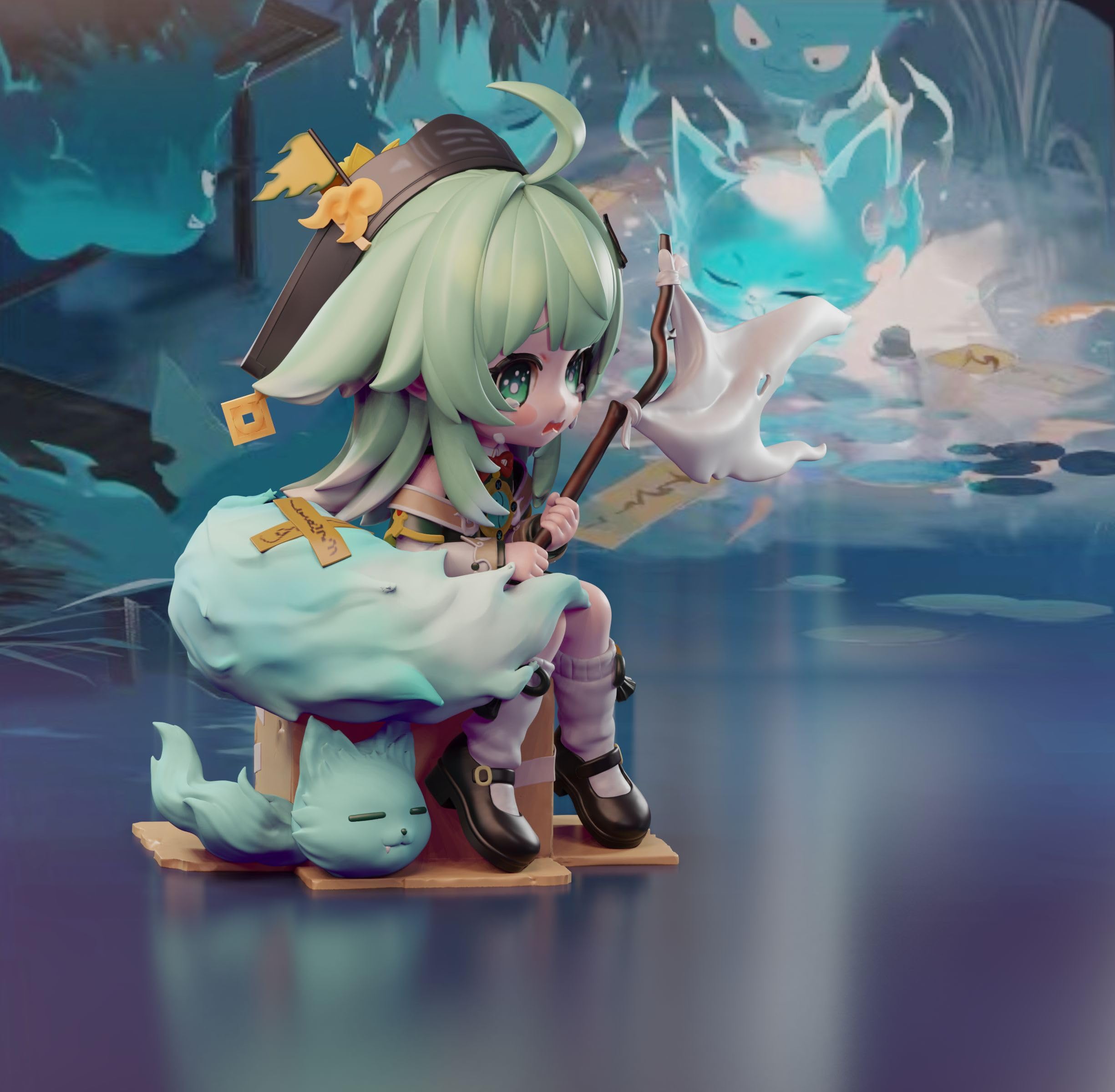 崩壊スターレイル フォフォ フィギュア ガレージキット Amazon.co.jp: 崩壊 スターレイル 符玄 ふげん 1/6スケール 塗装
