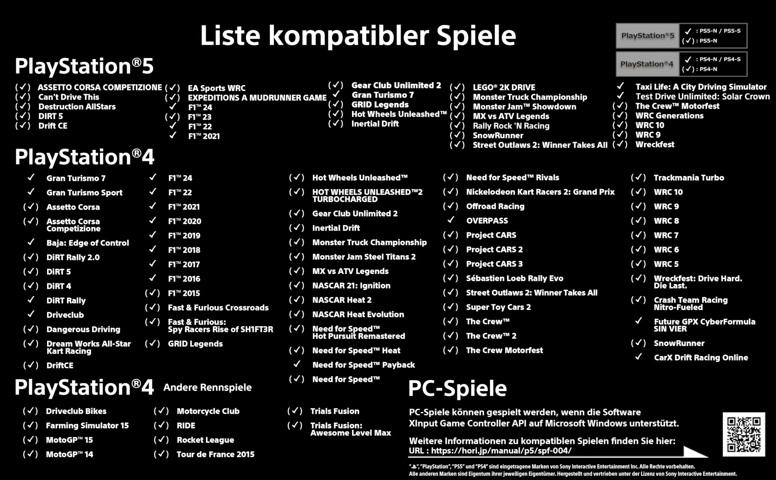 HORI Racing Wheel Apex für PlayStation 5, PlayStation 4 und PC - Offiziell Sony Lizenziert