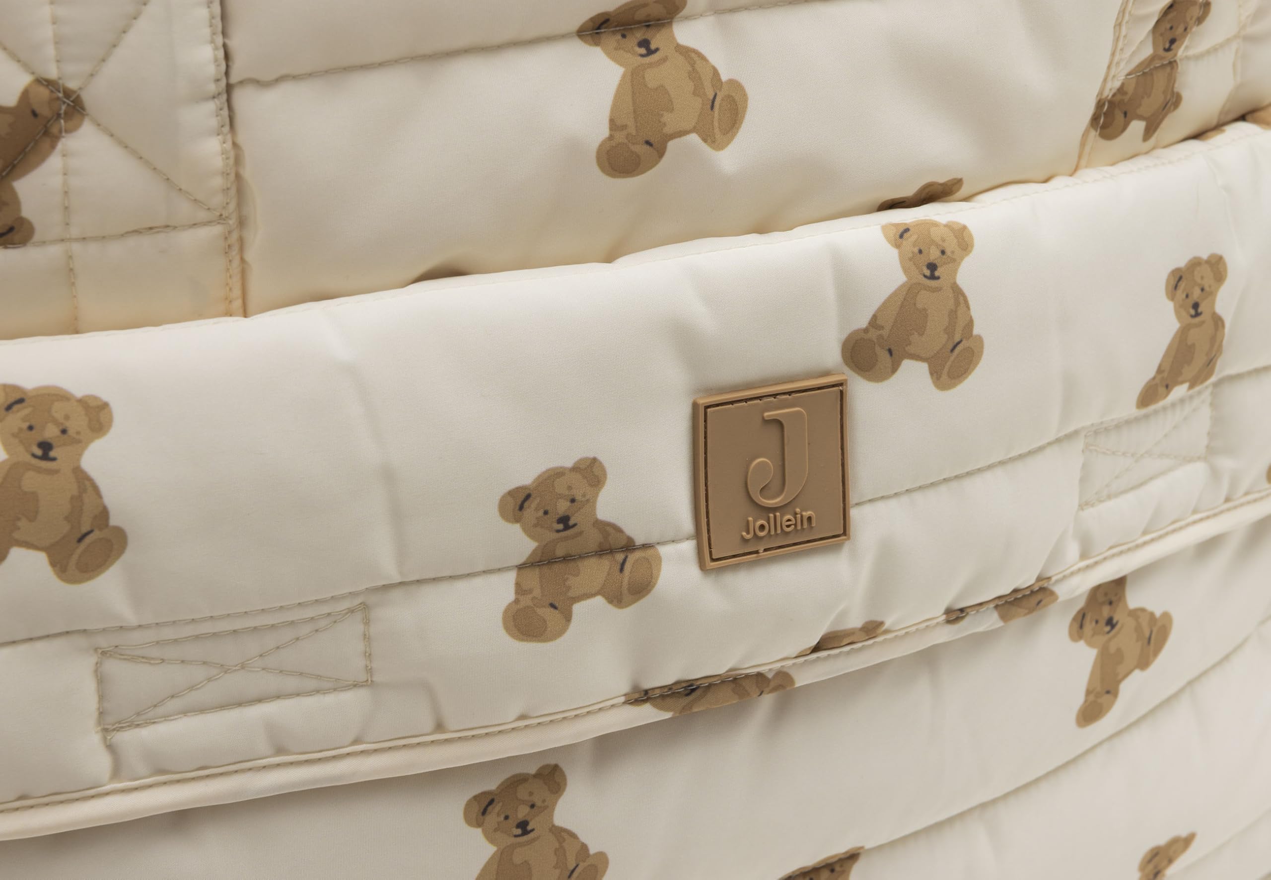 Jollein Sac à langer Mini Teddy Bear - 42 x 30 x 18 cm - polyester recyclé - déperlant et facile d’entretien