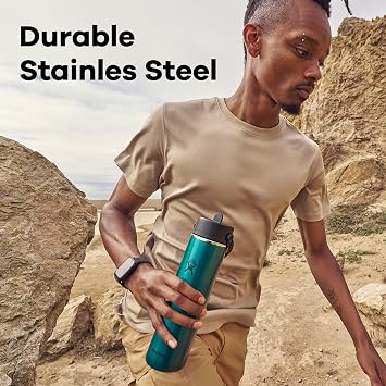 Hydro Flask – Lightweight Wide Flex Straw Cap Bottle 710 ml (24 oz)
