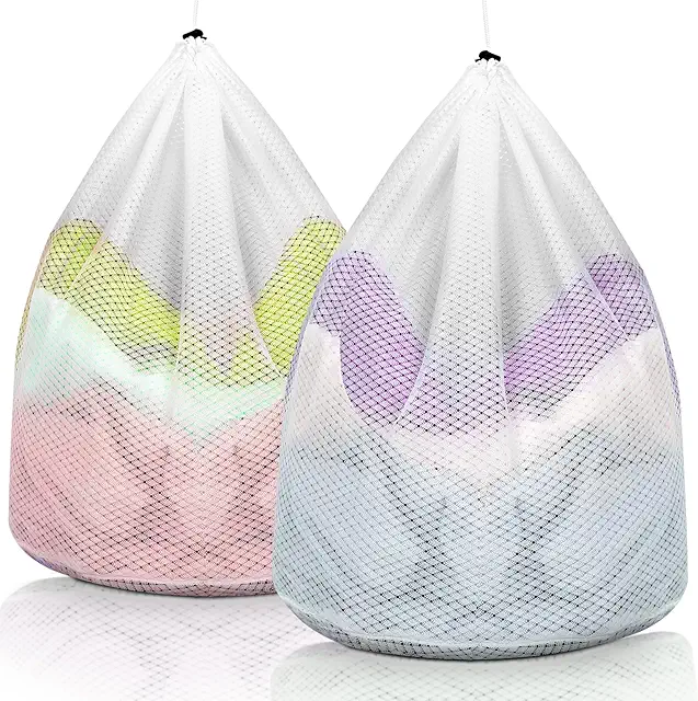 AiQInu Filet à Linge Réutilisable 50x60cm pour Machine à Laver, 2 Pièces