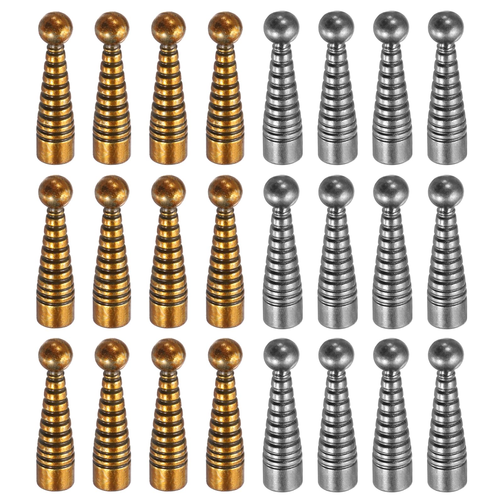 Embout de cravate Bolo 4,2 mm cône spirale dorée pour mercerie et bijoux
