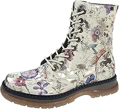 Cipriata Annetta Women's Brown Solid 8 Eye Lace Up Zip Ankle Boots, Size EU: 12.5