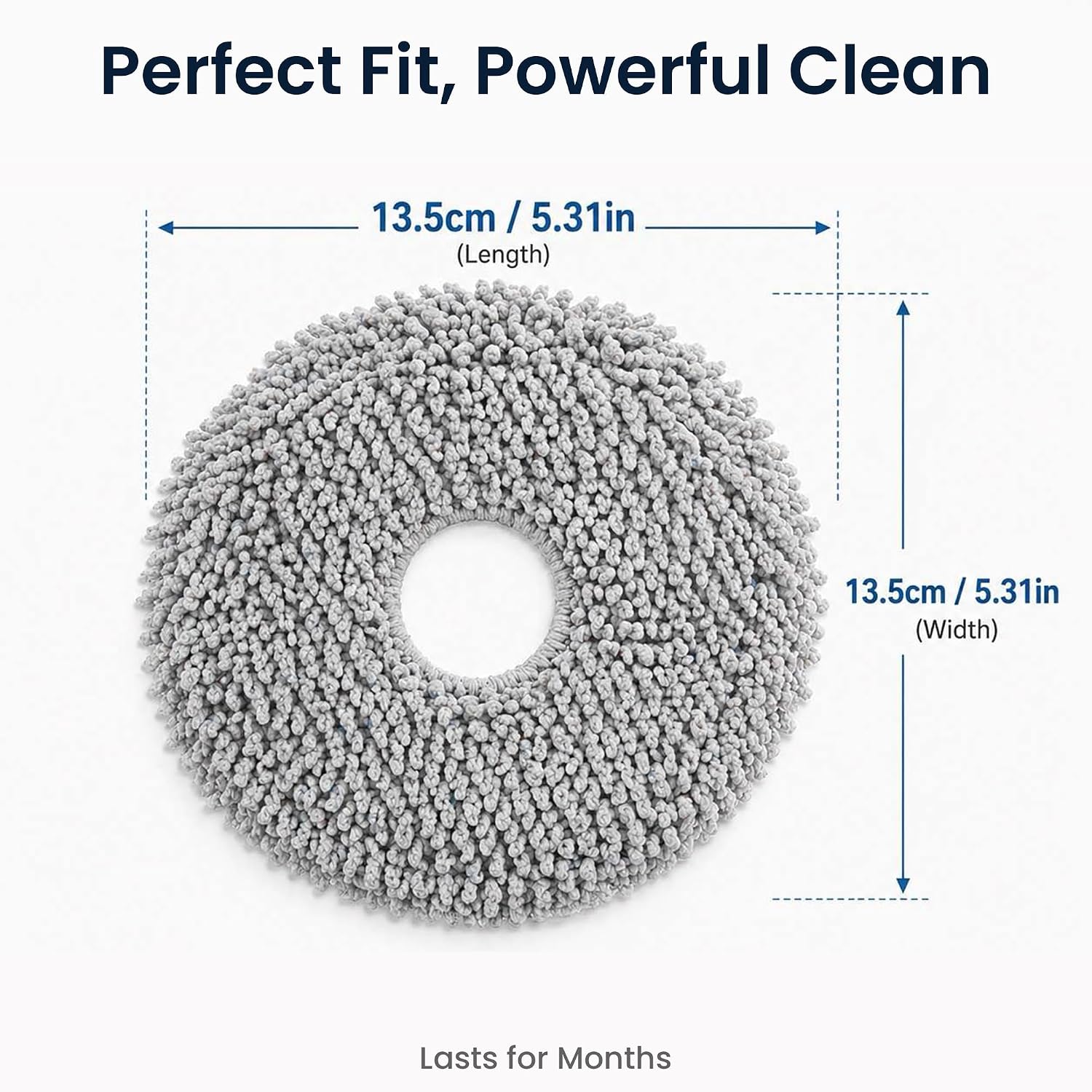 Maycold 6-Pack Mop Pads Compatible with Dreame L40/X40/X50/L50 Ultra