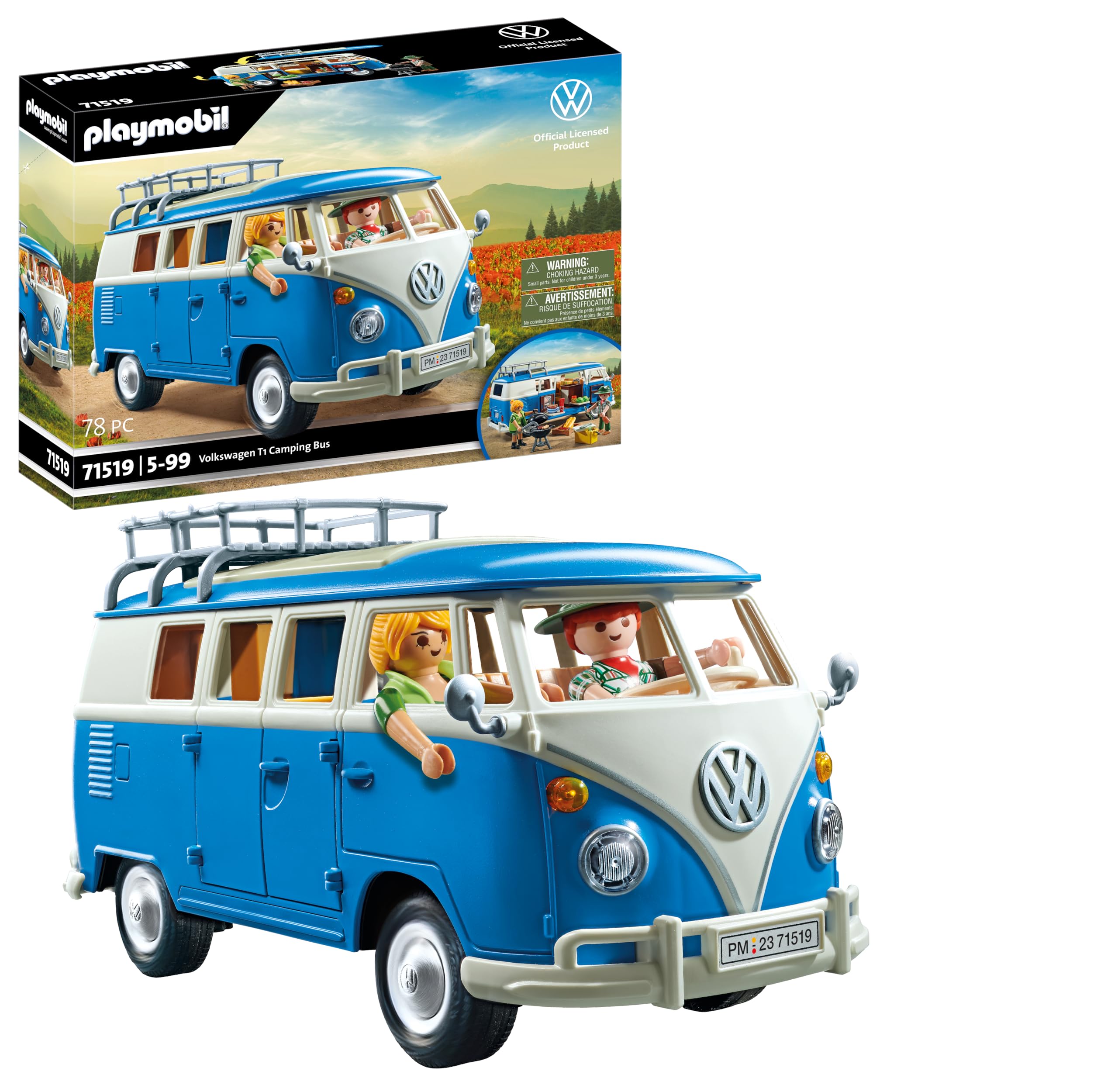 Playmobil VW T1 Campingbus, Blau