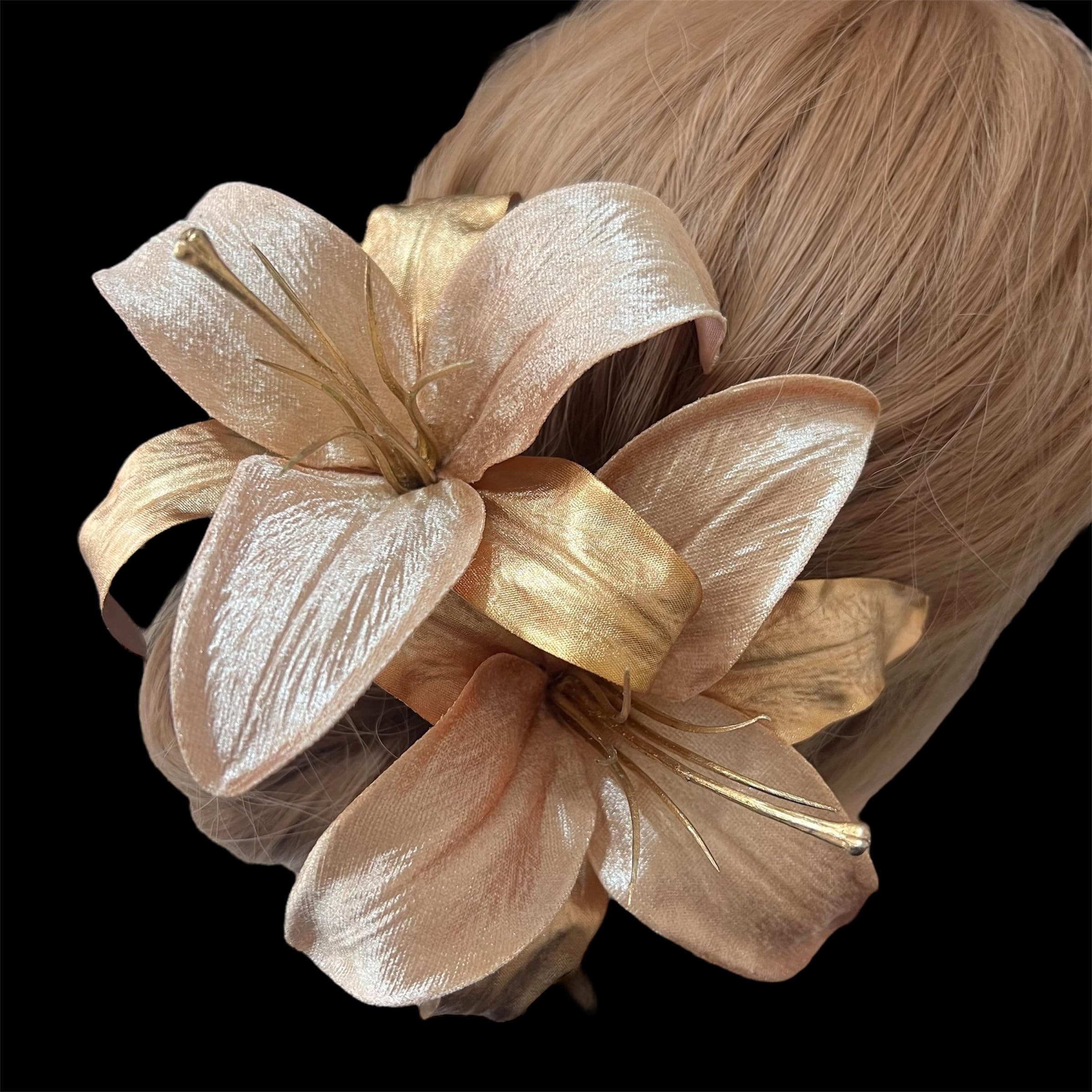 シャンパンゴールド薔薇&カサブランカ★簪②本★成人式 結婚式 髪飾りセット 花魁 Amazon.co.jp: Lupine シャンパンゴールドカサブランカ ゆり 2本