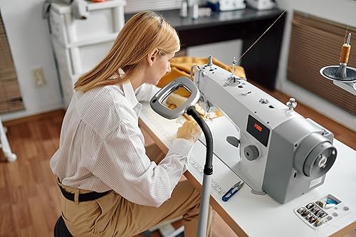 Miniatura 9 de Fulcrum LIGHT IT 20072-401 lámpara de piso ajustable inalámbrica con 12 LED, con lupa y adaptador