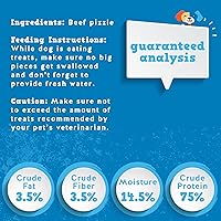 Vista 4 de Jack&Pup Palitos Bully Estándar de 12 Pulgadas para Perros Medianos y Grandes (Paquete de 5) Masticable para Perros de Un Solo Ingrediente Palito