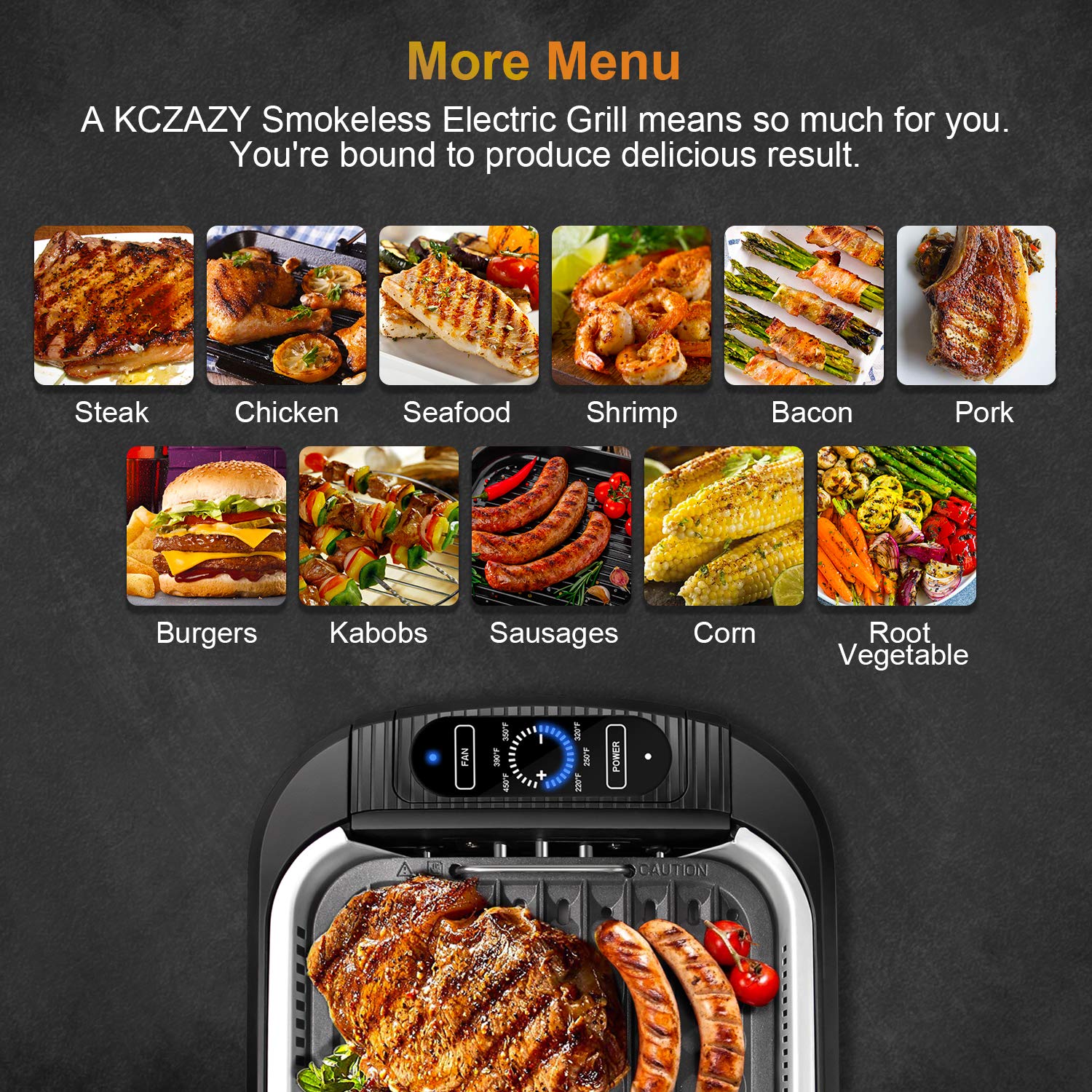 kczazy electric grill