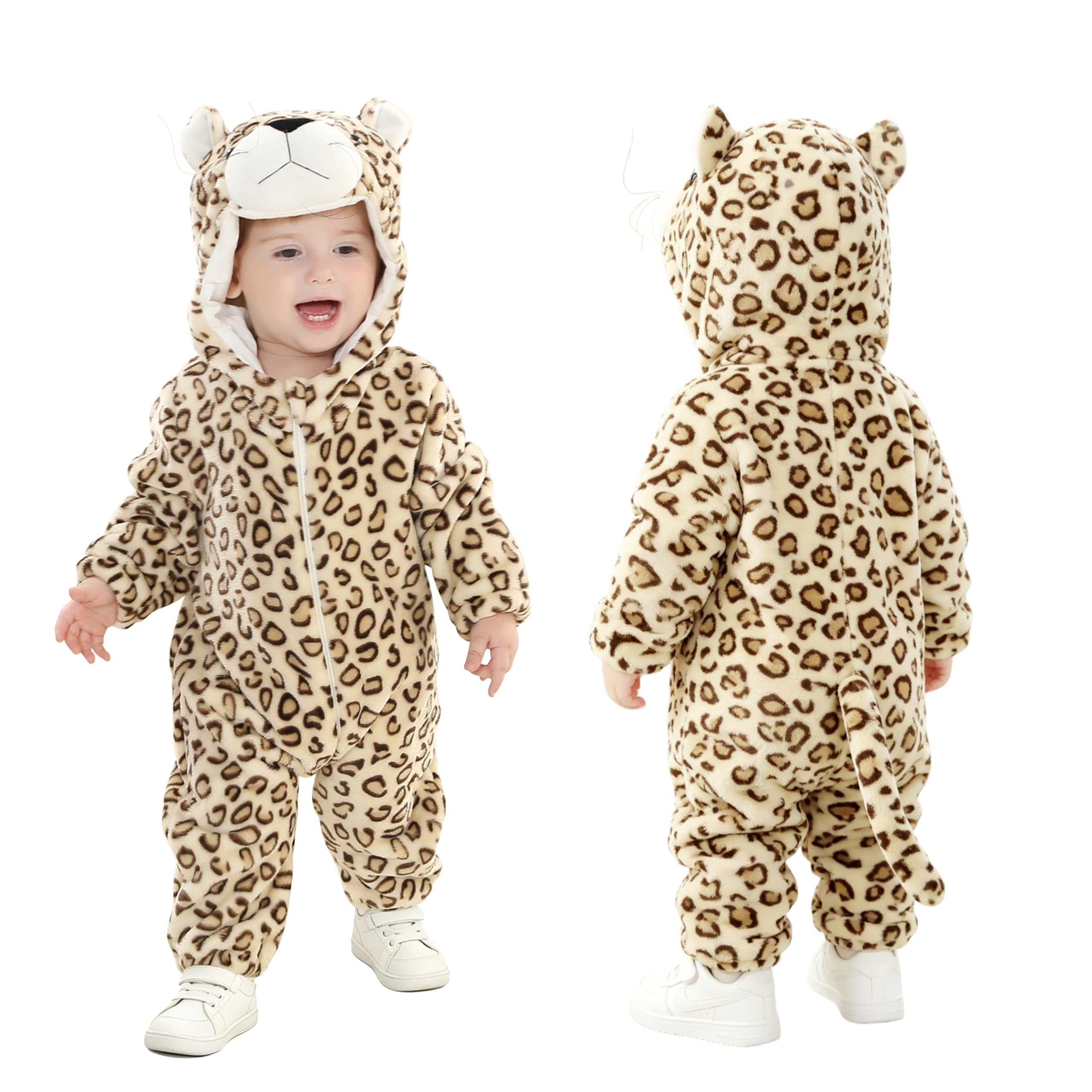 TONWHAR Kid's And Toddler's Animal Halloween Costume Outfit Baby One-Piece Rompers Onesie — view 23