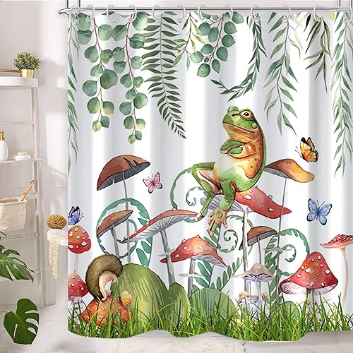 Miniatura 27 de Cortina de ducha de mármol gris impermeable de tela con ganchos, decoración de baño, 72 x 72 pulgadas Gris,Azul,Mármol negro,Marrón,Mediados de