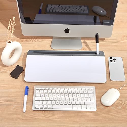 Miniatura 3 de Garood Pizarra de borrado en seco de escritorio (gris + blanco)