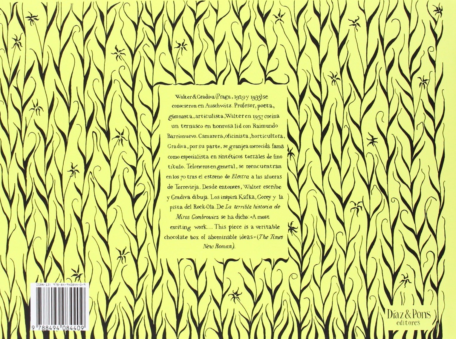 La Terrible Historia De Miros Gombrowicz (COMIC - NOVELA GRAFICA)