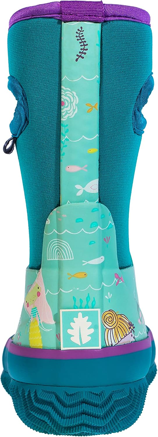 OAKI Kid's Neoprene Rain Boots, Snow Boots, Muck Boots
