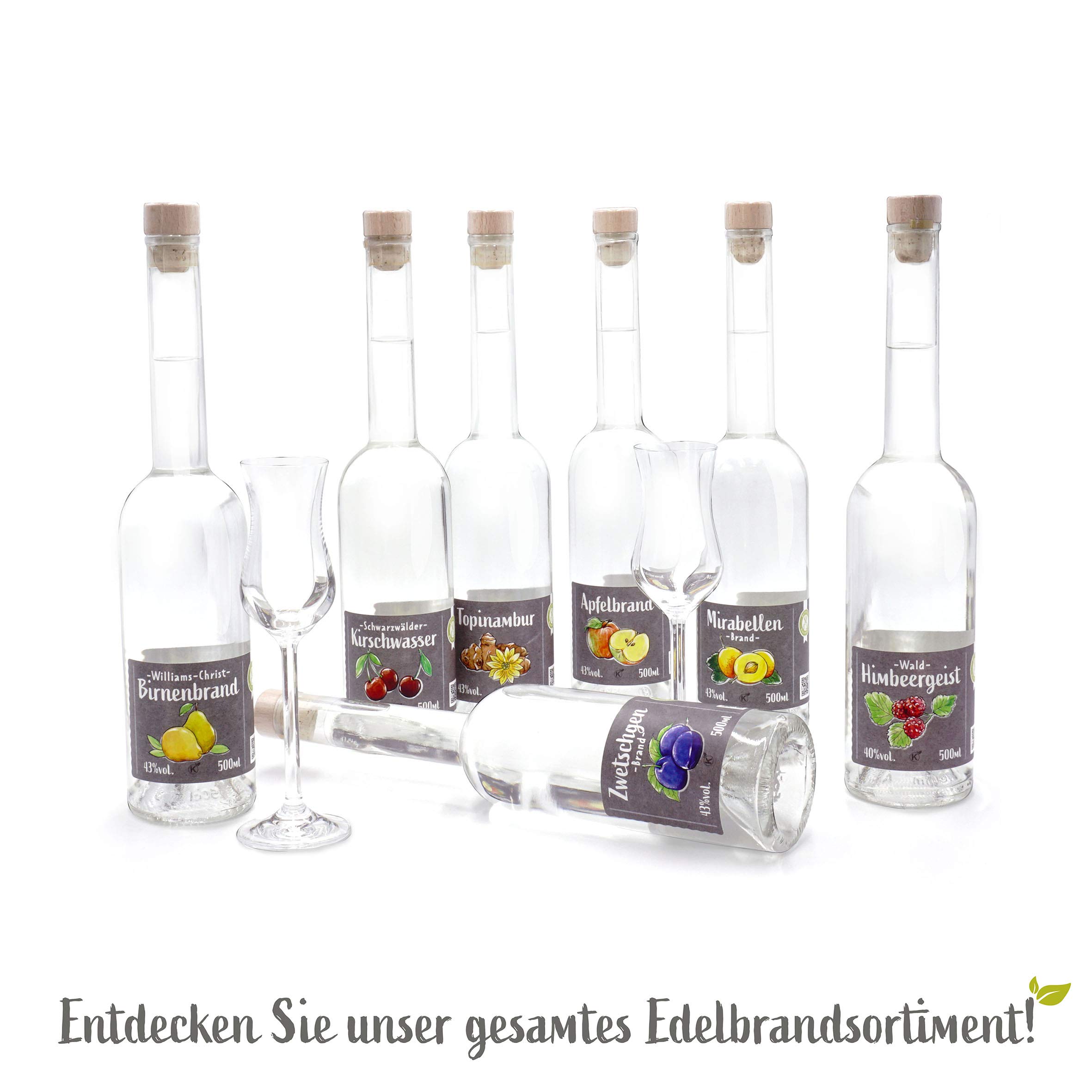 1 Liter Apfelbrand "Jonagold" 43%vol. - Brennerei Keßler