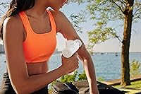 Vista 2 de Hyperice Hypervolt Go 2 Handheld Percussion Massage Gun Featuring Quiet Glide Technology, 3 Speeds, 2 Interchangeable Heads Hypervolt Heated Head