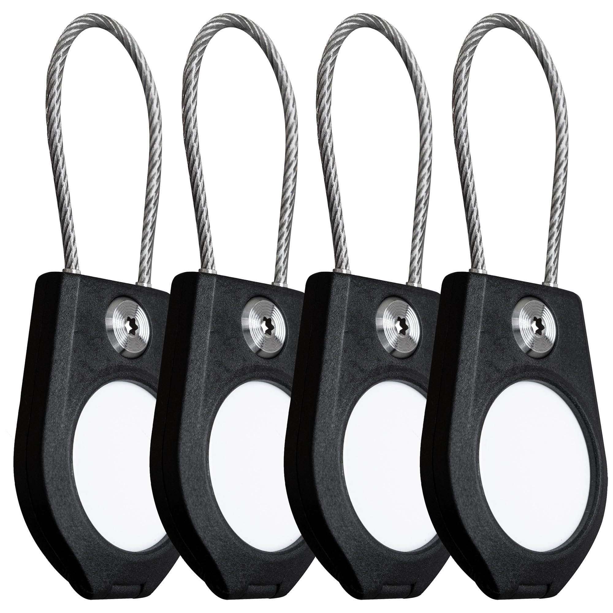 AirTag Security Cable - TagVault™ - The Secure AirTag Wire Cable Holder | Machined Torx Screw, Waterproof, Compact | Great for Luggage, Keys,