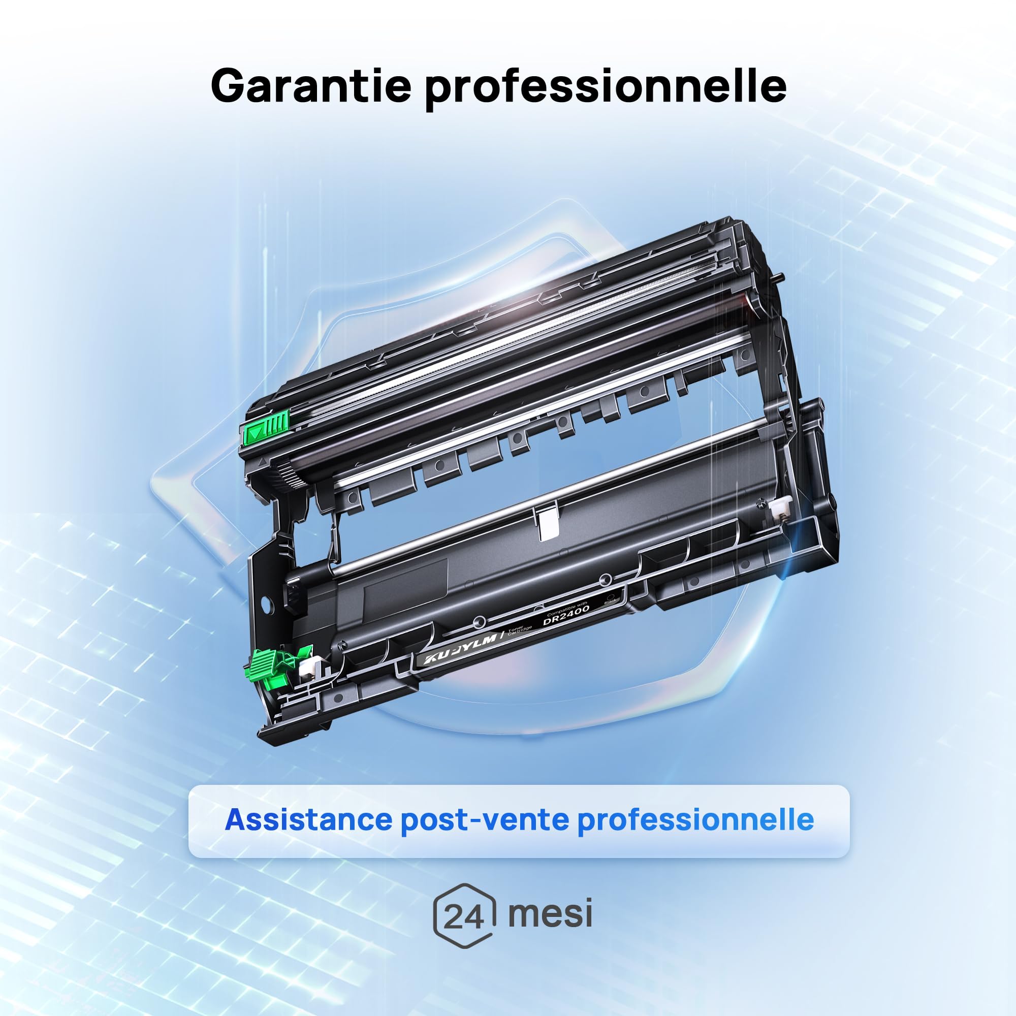 DR2400 DR-2400 Compatible pour Brother DR2400 DR-2400 pour Brother HL-L2310D HL-L2350DN HL-L2370DN HL-L2375DW DCP-L2510D DCP-L2530DW MFC-L2710DN MFC-L2730DW MFC-L2750DW (1 Noir) | Compatible pour Brother DR2400 pour HL-L2310D HL-L2350DN HL-L2370DN HL-L237