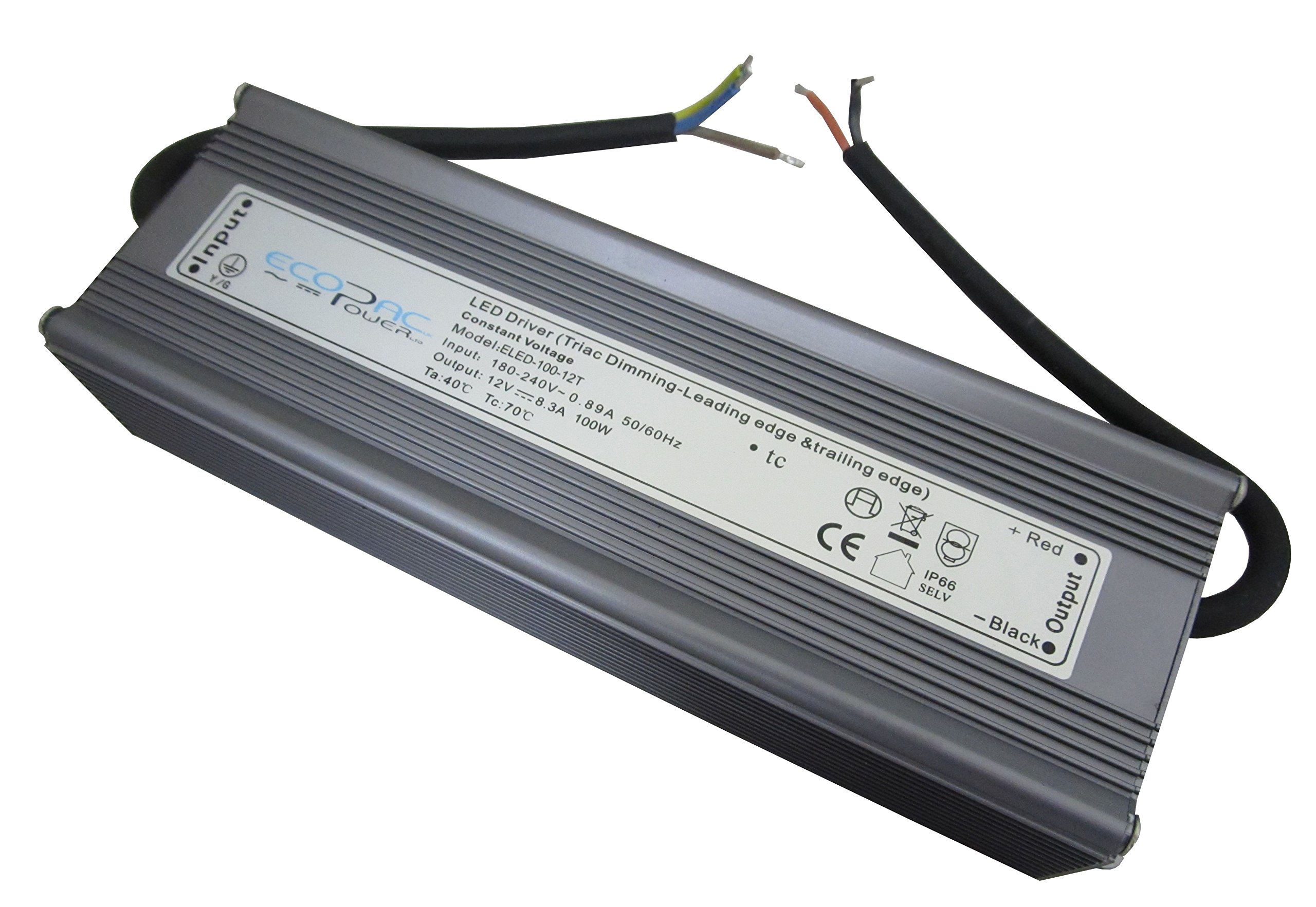 Ecopac Constant Voltage LED Driver ELED-100-12T 100W 12V