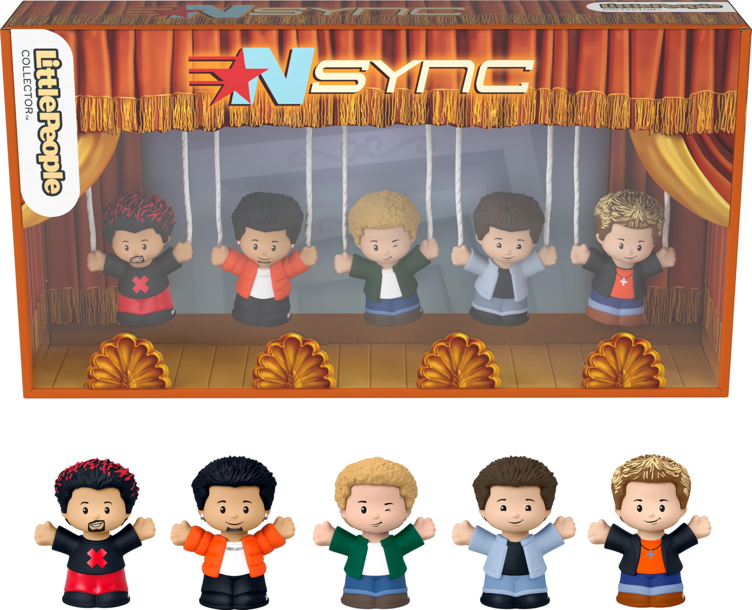 ​Little People Collector NSYNC Special Edition Set for Adults & Fans, 5 Figures in a Display Box