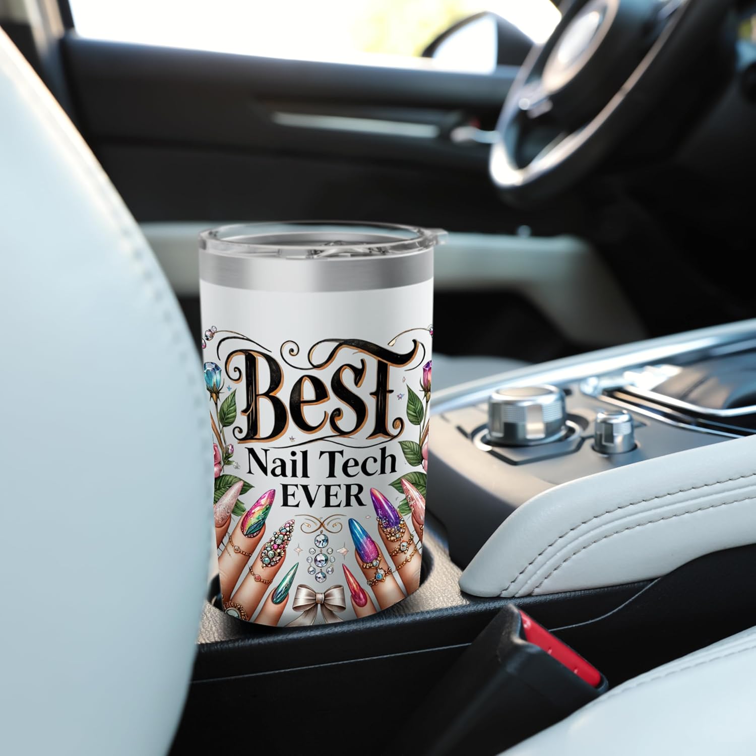 BEST NAIL TECH EVER Stainless Steel Insulated Tumbler