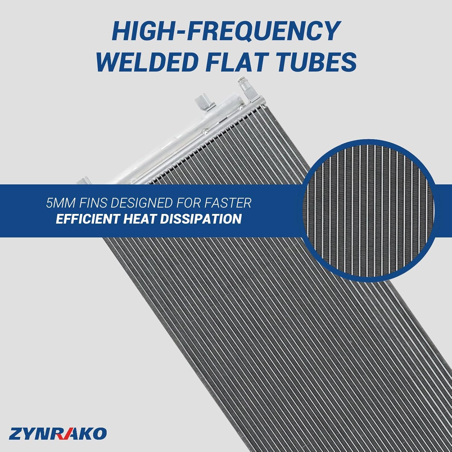 Air Conditioning A/C AC Condenser 15-63889 (19383805) with Automatic Trans Oil Cooler for Chevrolet Tahoe Suburban 2015-2017-2020 for Chevy Silverado 1500 for GMC Sierra 1500 2014-2018 Replace 4283