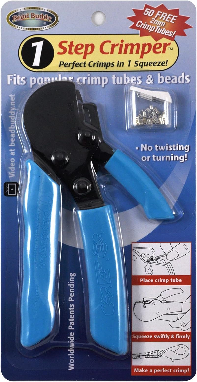 The Bead Buddy 1 Step Crimper One Squeeze Crimp Tool