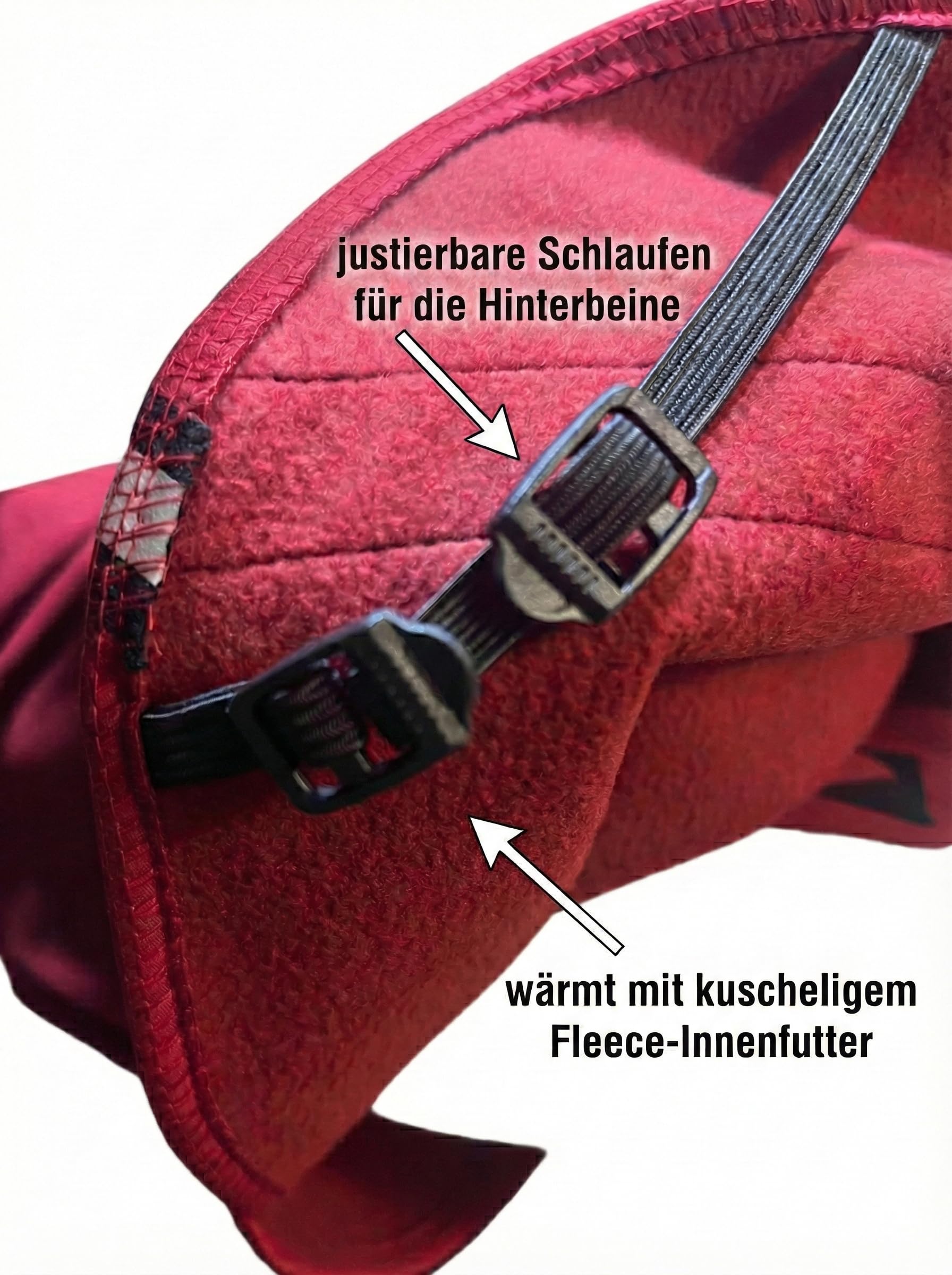 Hundemantel Softshell „Style“ Wasserdicht & Winddicht – Hundejacke mit Fleece Innenseite – Wetterfeste Hundeweste mit Reflektoren & Geschirr-Öffnung – Verstellbar - waschbar (M)