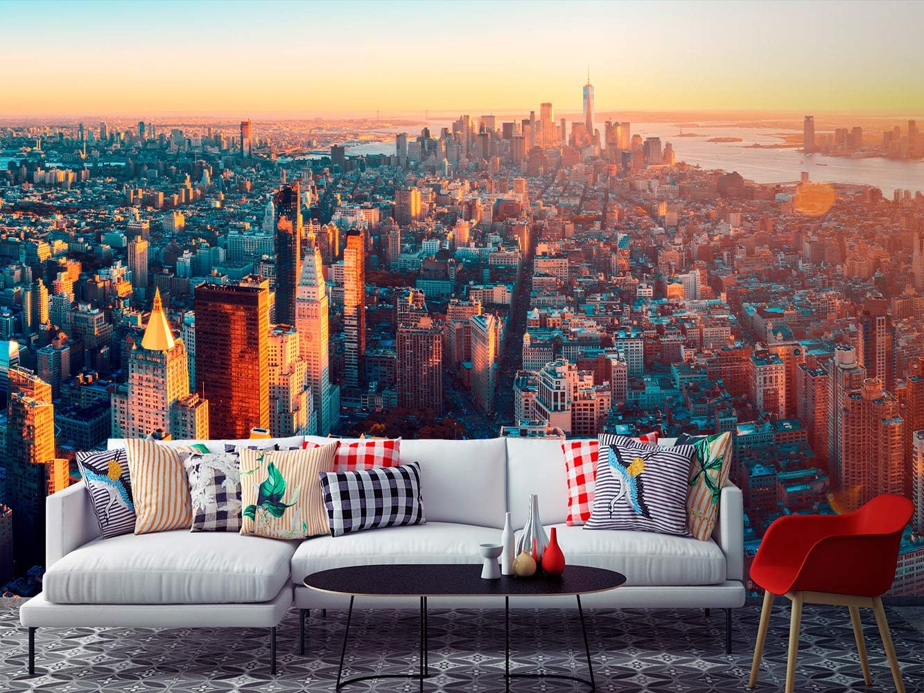 Oedim Photo Mural Vinyl Adhesive Boat Fisherman, 400 X 300 Cm