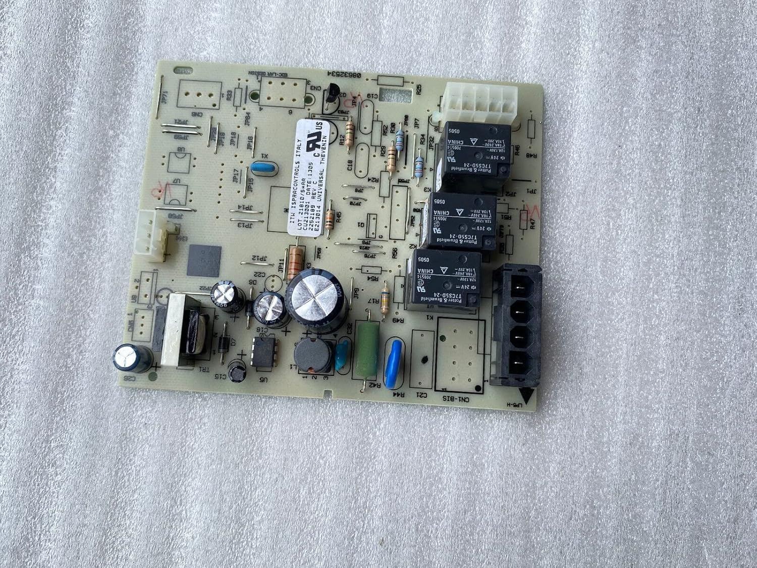 Refrigerator Electronic Control Board W10135090 2252189 IUVAHOX