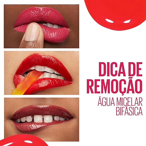 Vista 44 de Maybelline New York SuperStay Vinyl Ink - Labial líquido de larga duración, sin transferencia, color altamente pigmentado y brillo instantáneo, 10