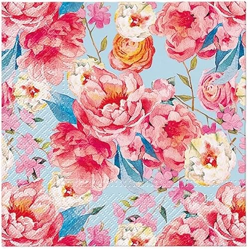 Miniatura 7 de Keep Unique Servilletas de papel de 13 x 13 pulgadas, servilletas florales de 3 capas para arte, cena y fiesta, servilletas desechables decorativas